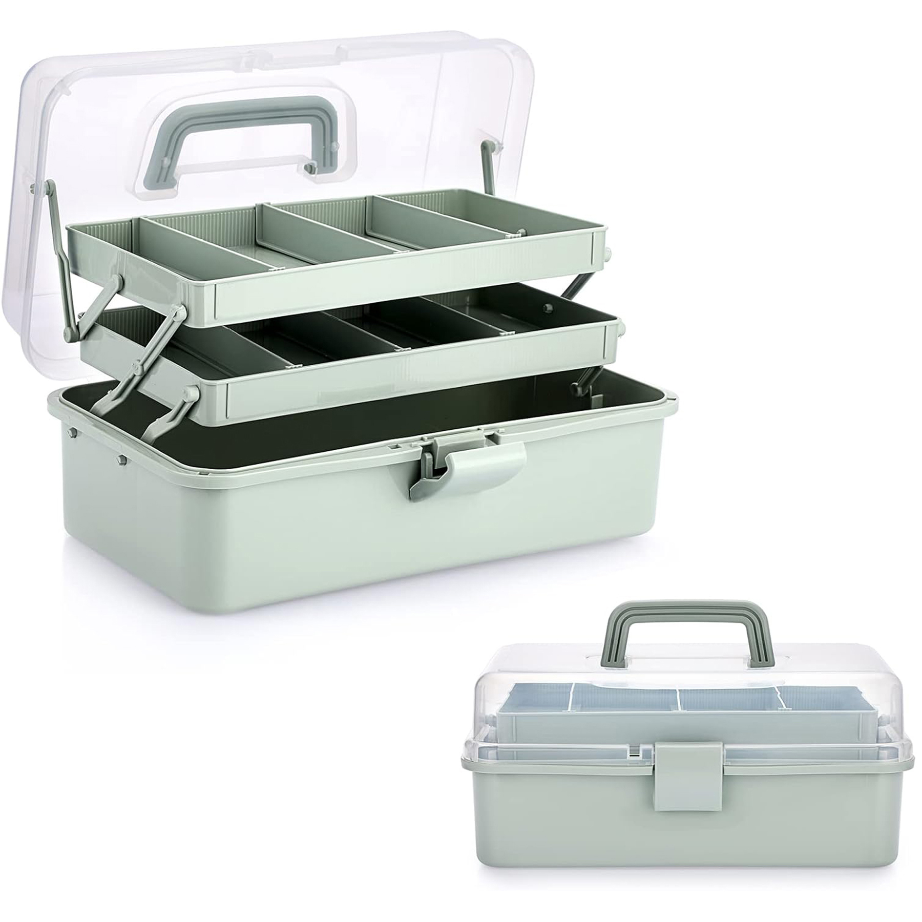 3-Tier Plastic Storage Box Craft Organizer 5