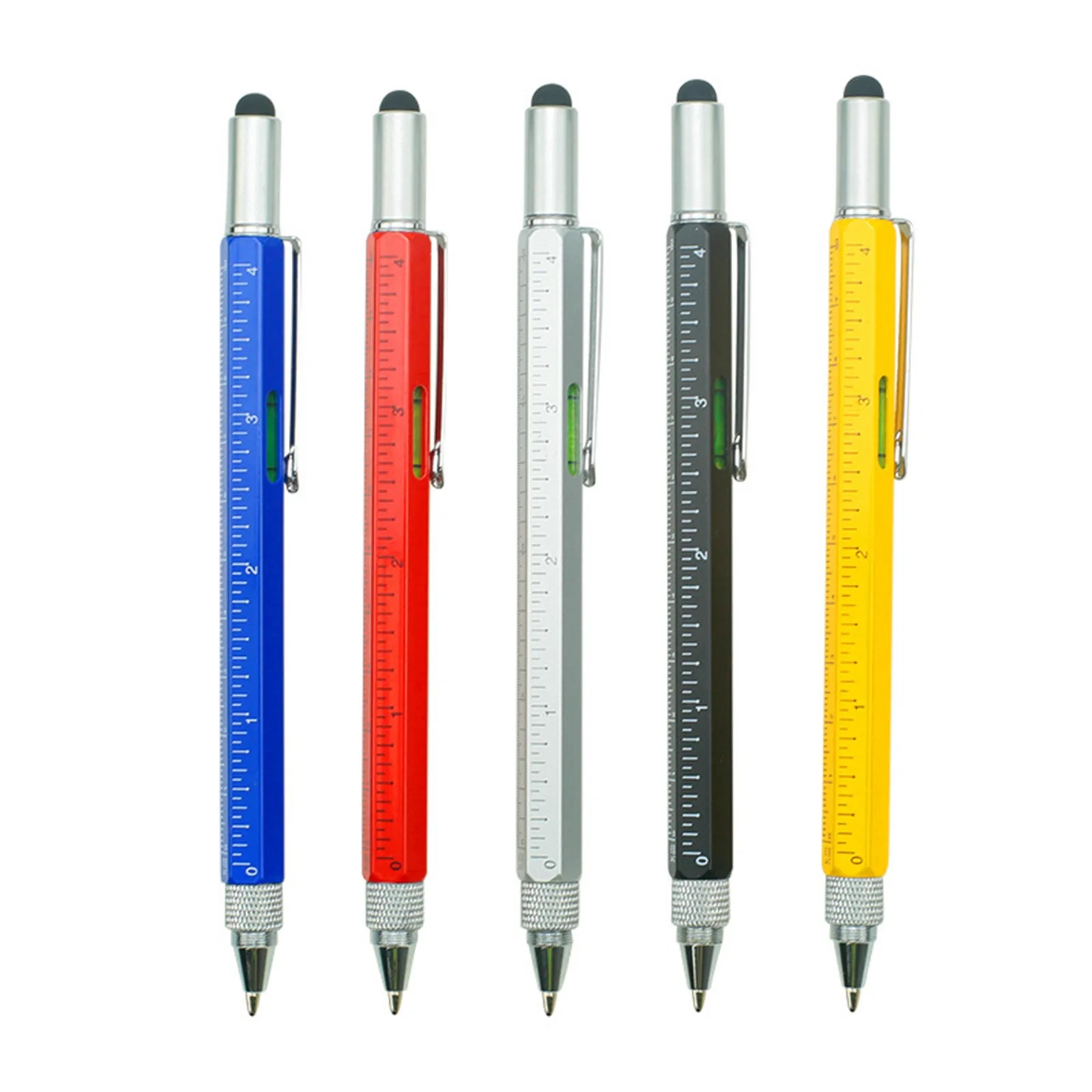 6 in 1 Multifunctional Tool Ballpoint Pen with Ruler 5