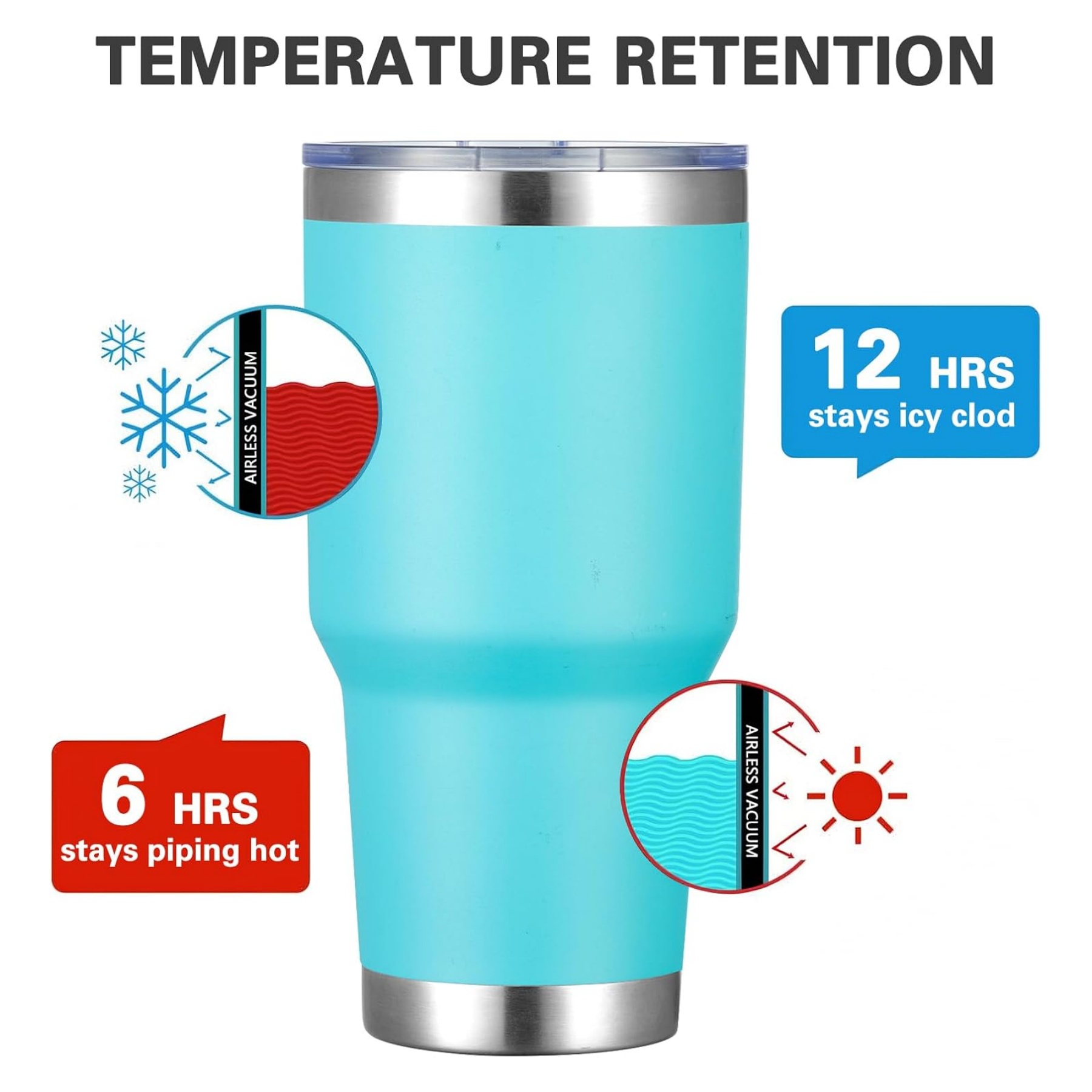 30oz Stainless Steel Double-wall Insulated Cup Tumbler 5