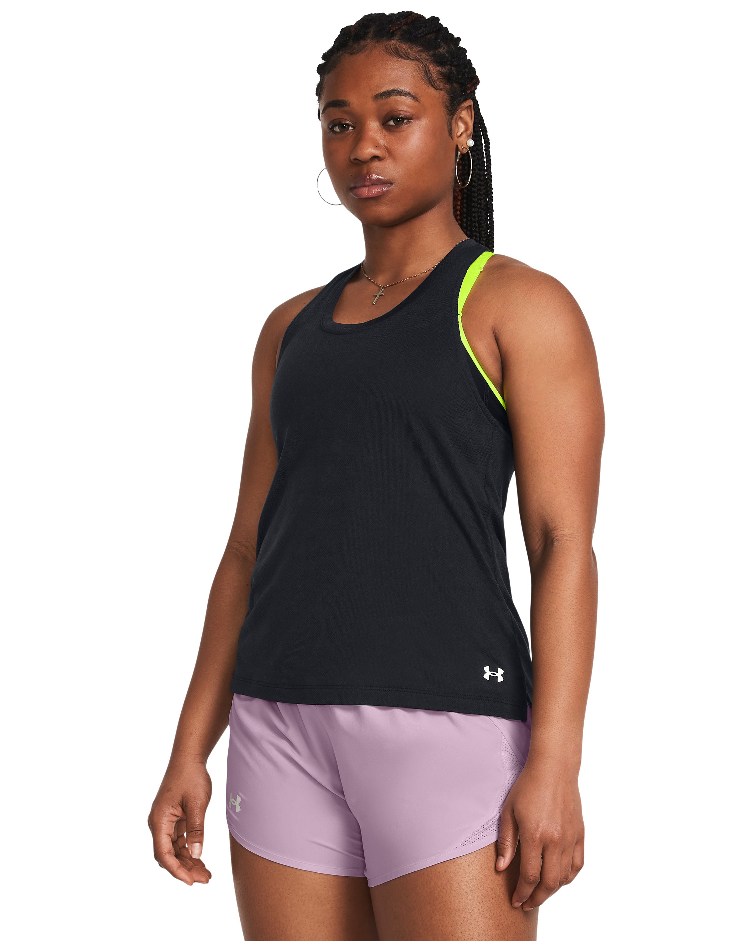 UA Launch Splatter Women's Singlet 4