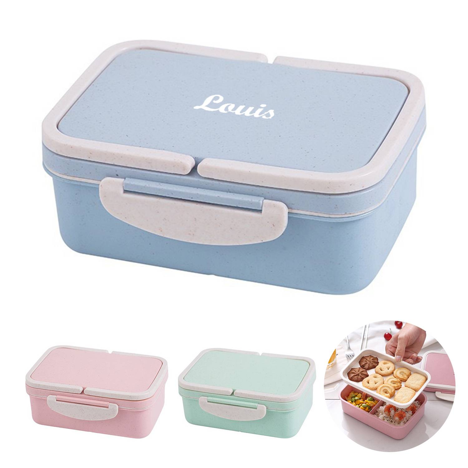 Wheat Straw Lunch Box 3