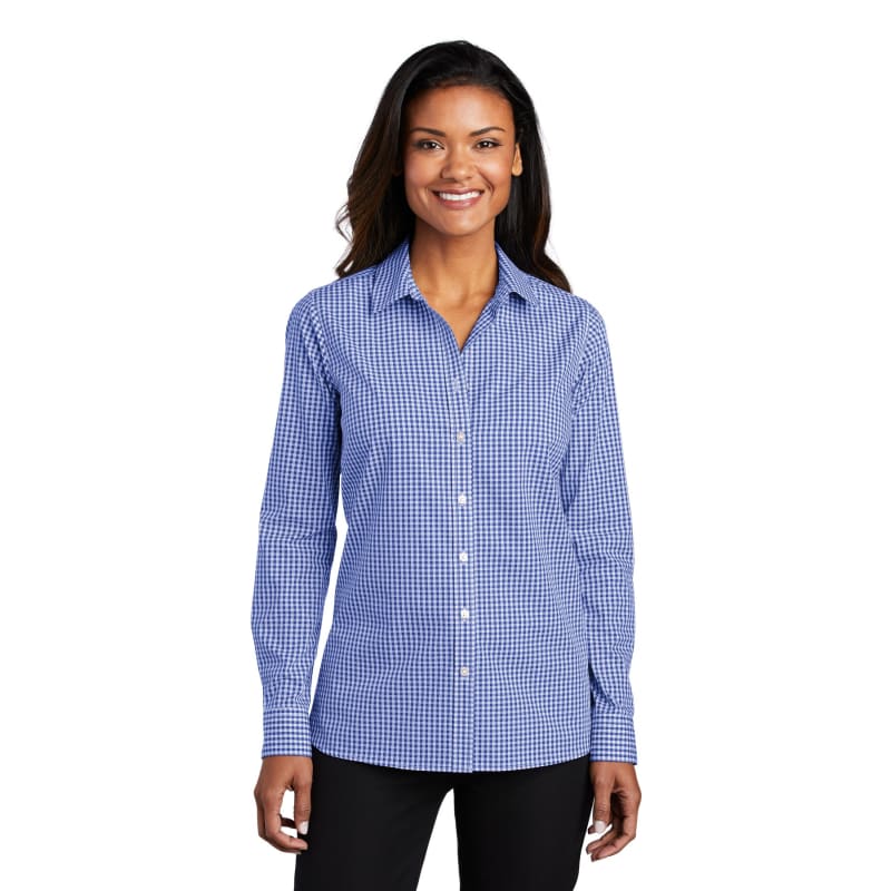 Port Authority Ladies Broadcloth Gingham Easy Care Shirt 34