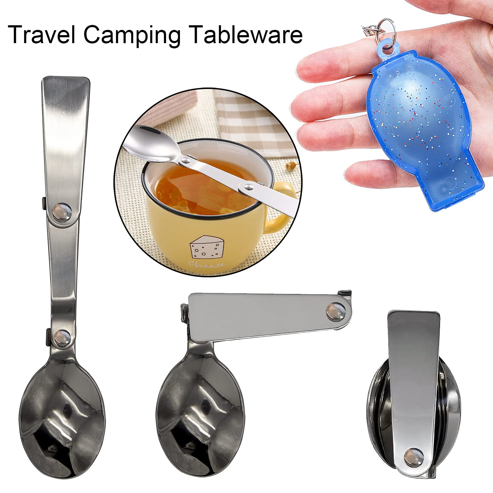 Foldable Fork And Spoon Set 6