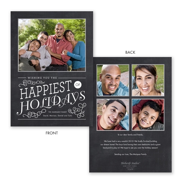 Happiest of Holidays Photo Card 2