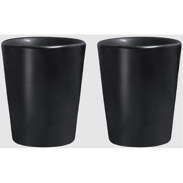 2 Oz. Black Matte Shot Glass 3