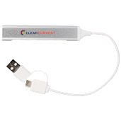 Aluminum 4-Port USB-A and C Hub 22