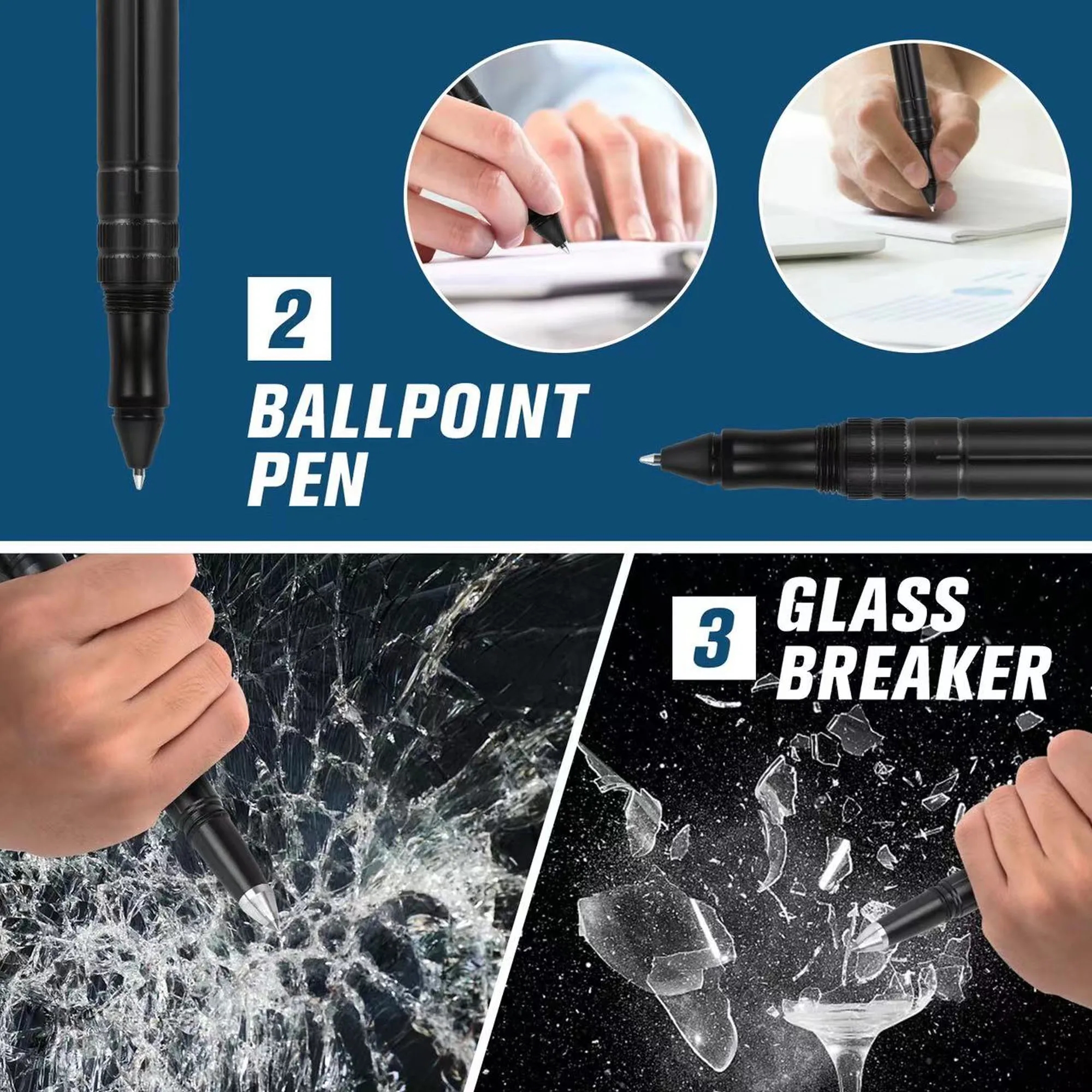 Multifunctional Self-Defense Tactical Pen 4