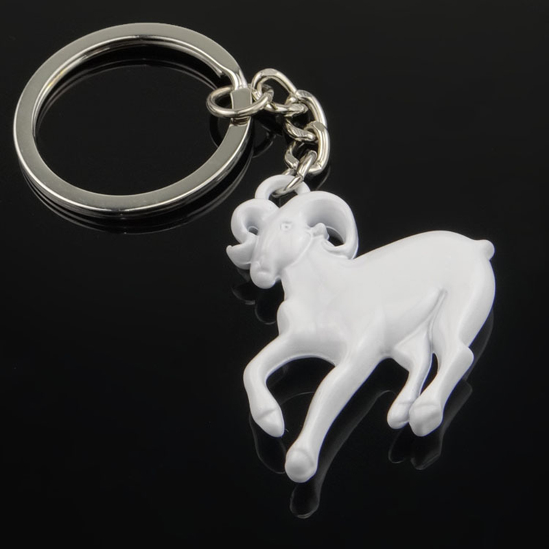 Creative Metal Goat Key Chain 6