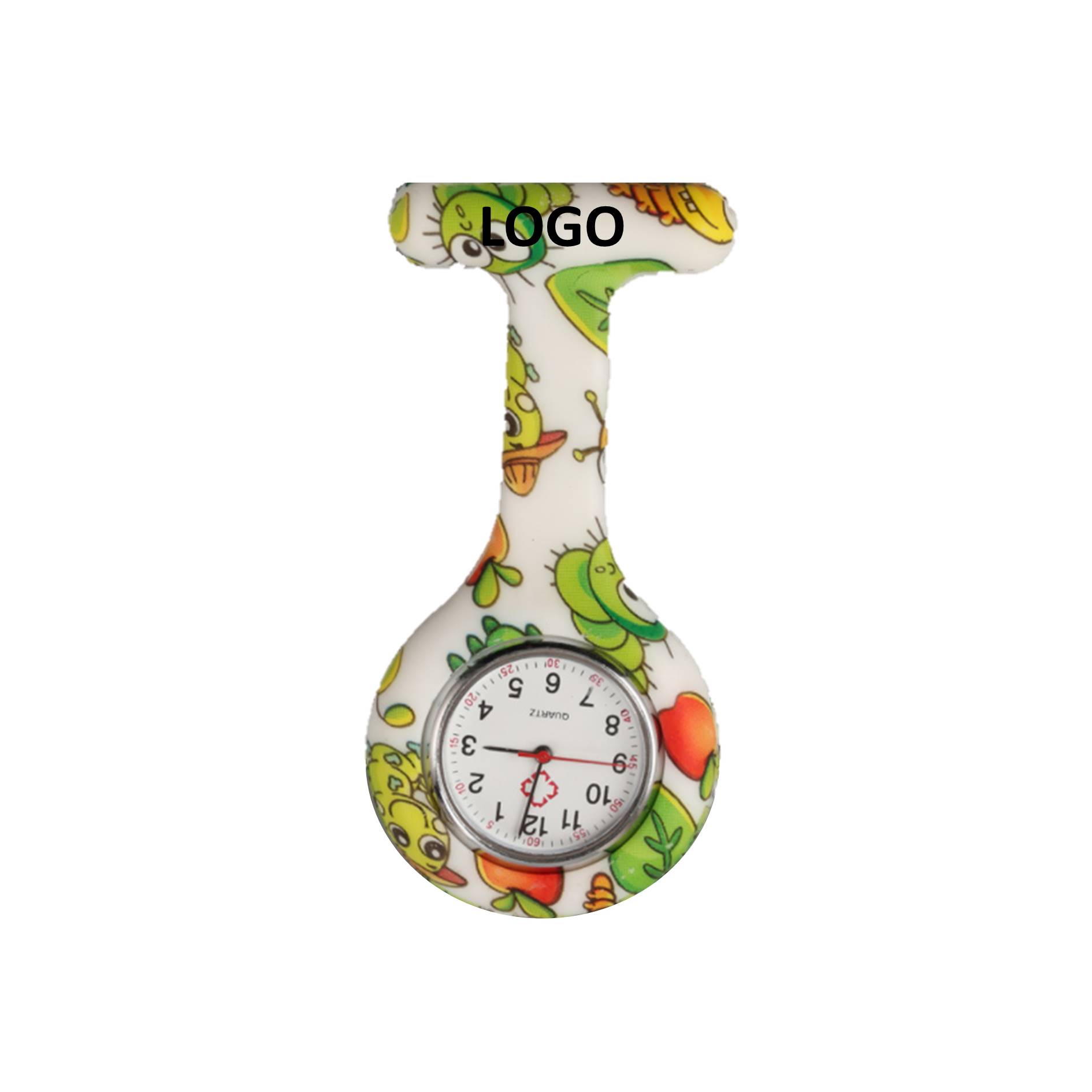 Silicone Cute Cartoon Pocket Nurse Watch 1