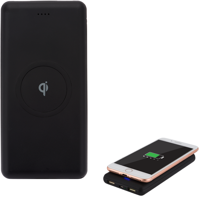 UL Certified Qi Ring Wireless Charger & Power Bank 16