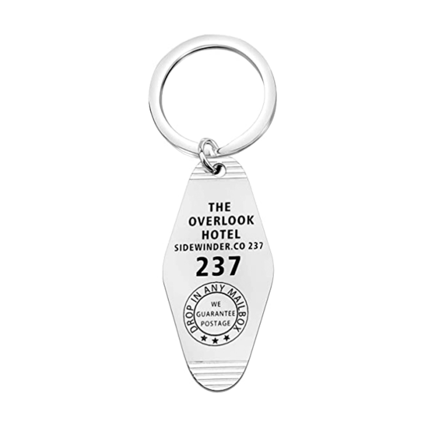 Keychain Hand Stamped Key Tag Hotel Motel Keytag 1