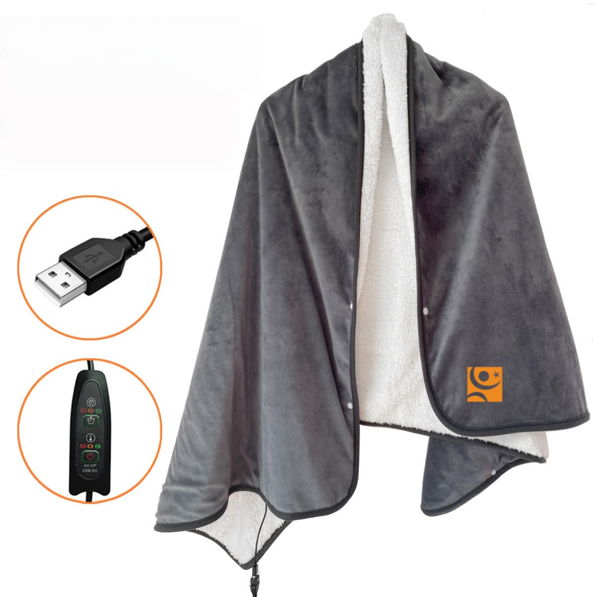3-Temperature Heating Shawl Blanket 1