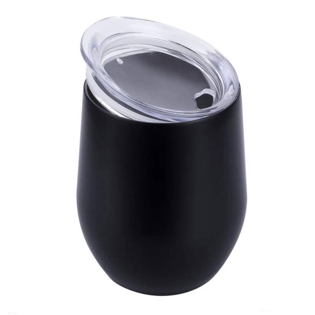 12oz Stainless Steel Stemless Wine Glass with Lids 3