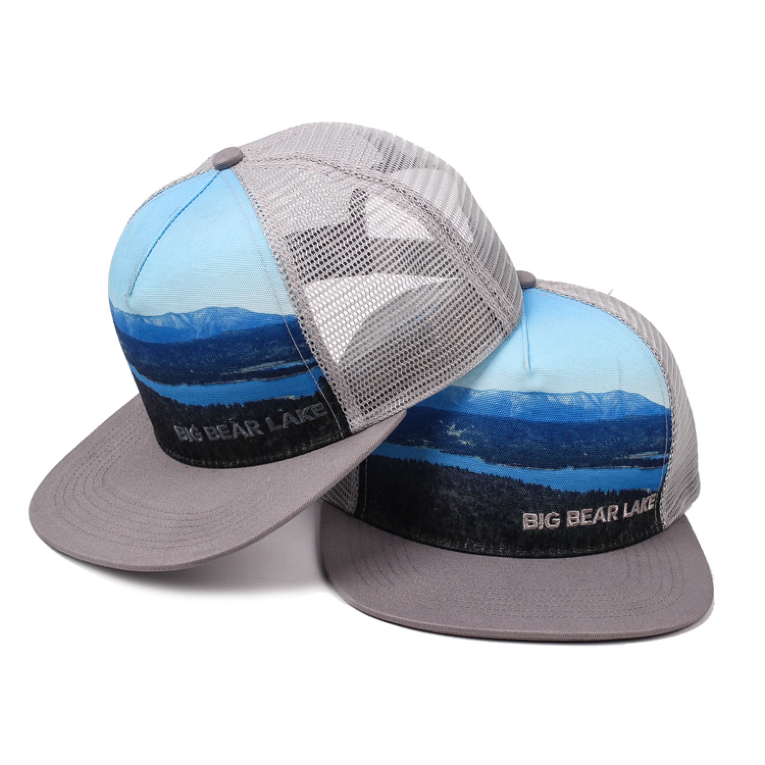 Sublimated 5 Panel Mesh Back Cap - High, Medium, Or Low Crown 2