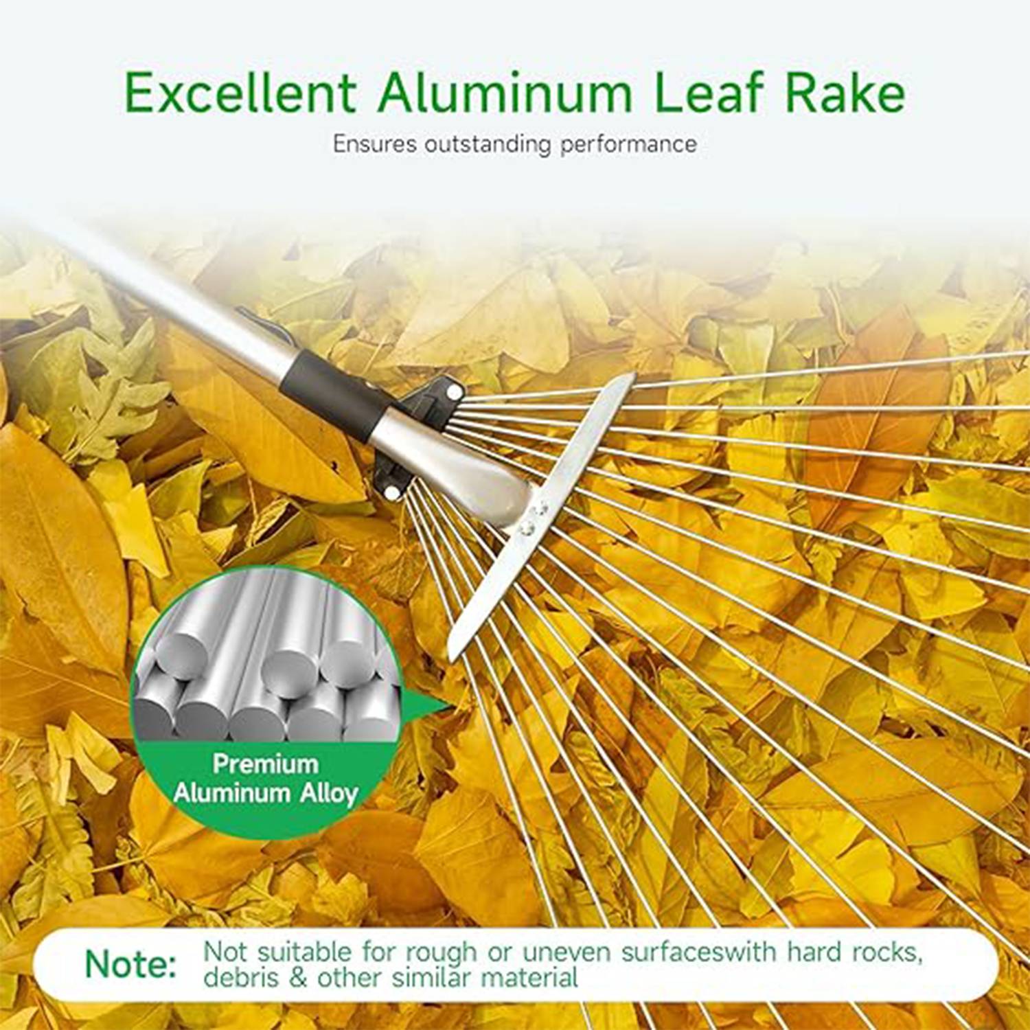 Adjustable Leaf Rake for gardening 3