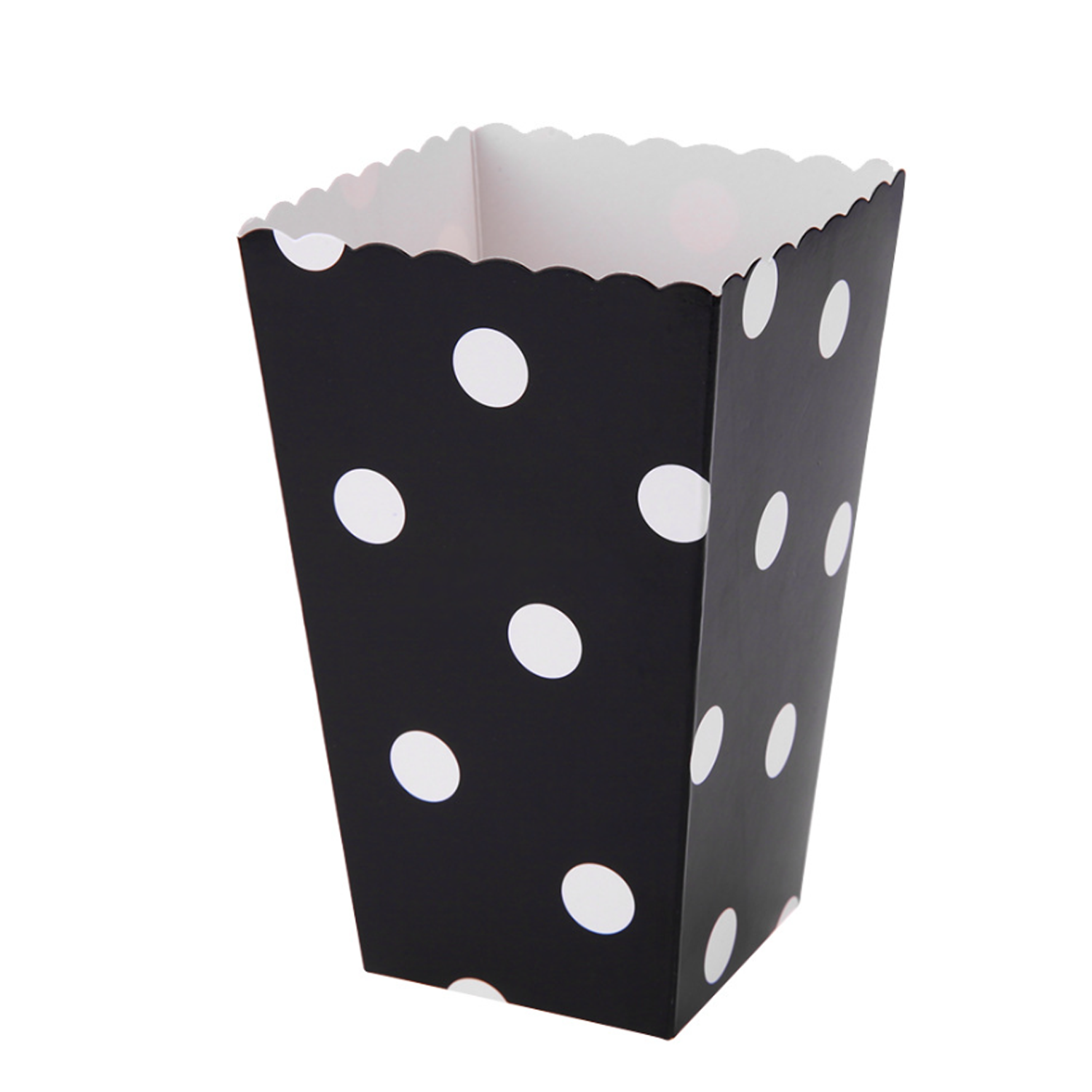 Fresh Style Striped White Dot Popcorn Box 4