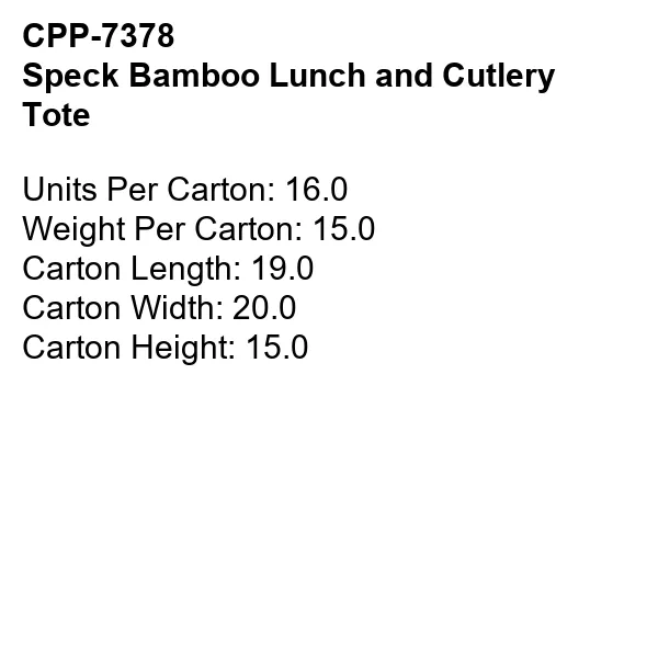 Speck Bamboo Lunch and Cutlery Tote 5