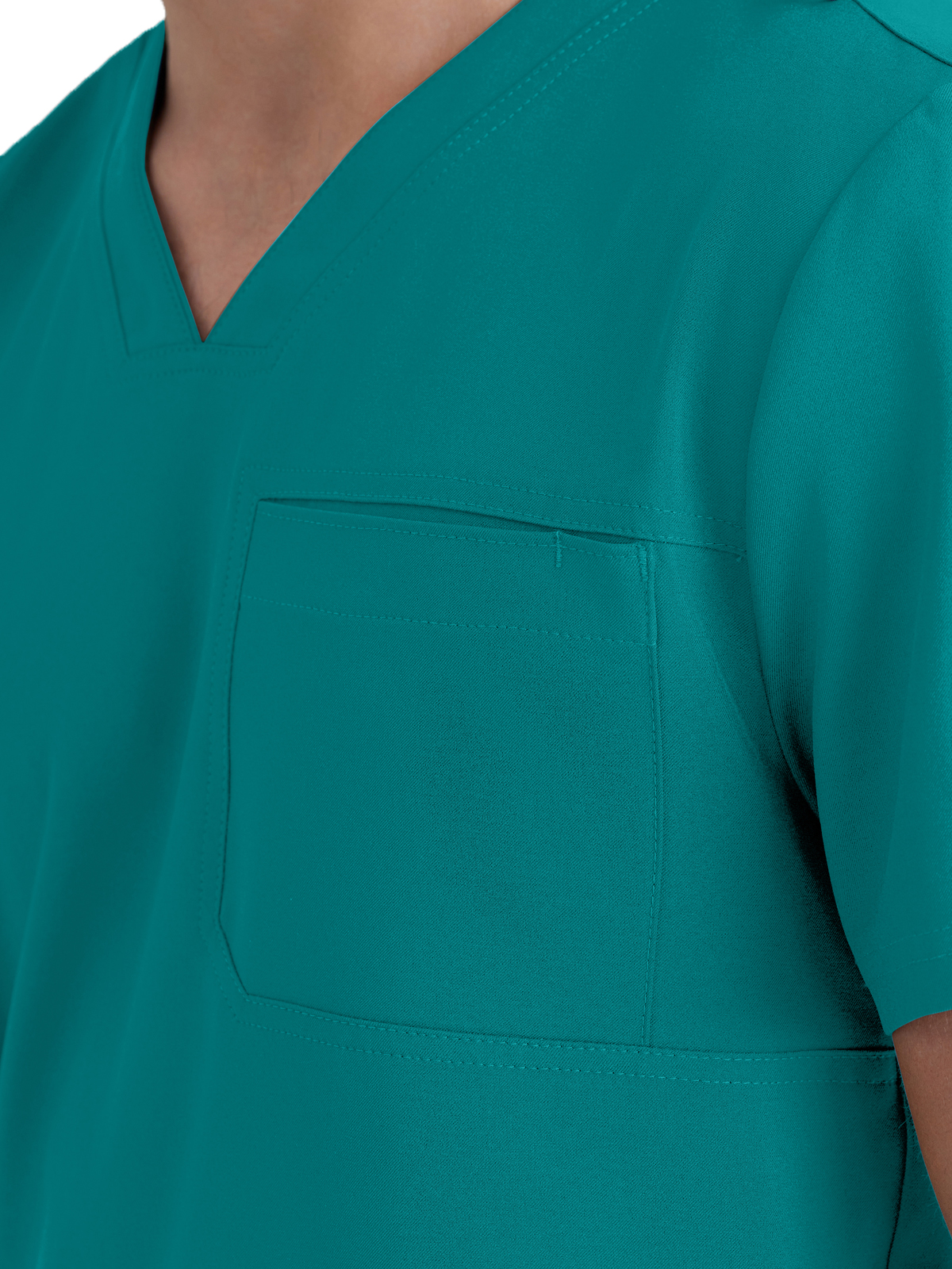 Grey's Anatomy Evolve Stretch - Men's One-Pocket V-Neck Journey Scrub Top 5