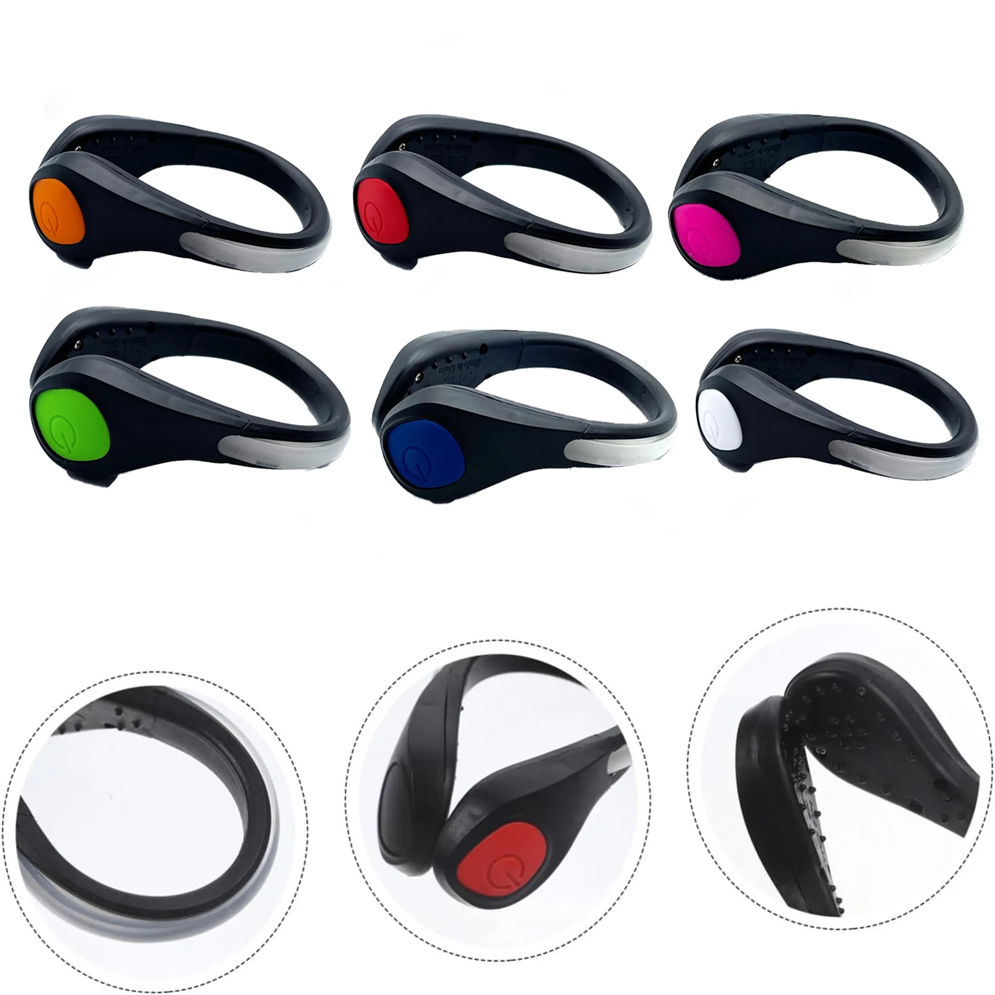 Glow Shoe Clips for Running 5