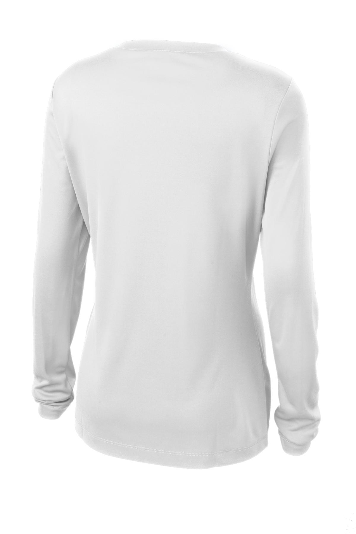 Sport-Tek Women's Long Sleeve PosiCharge Competitor V-Neck Tee. LST353LS 91