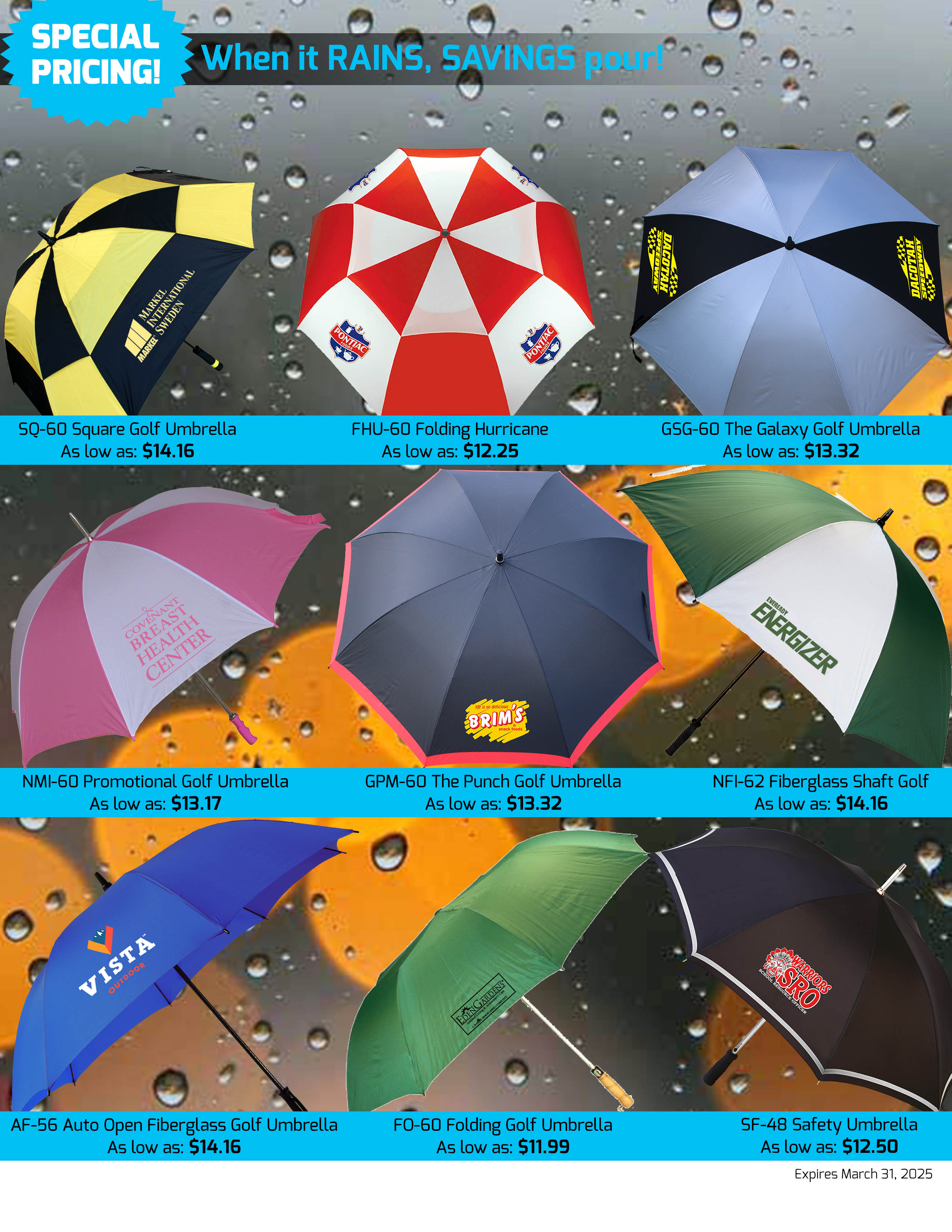 Fiberglass Shaft Golf Umbrella 5