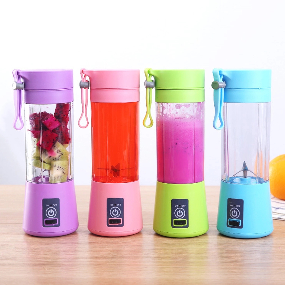 Custom Portable Rechargeable USB Juice Personal Size Blender 4