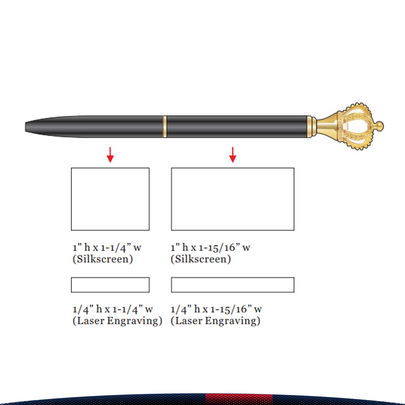 Diamond Dome Metal Pen 8