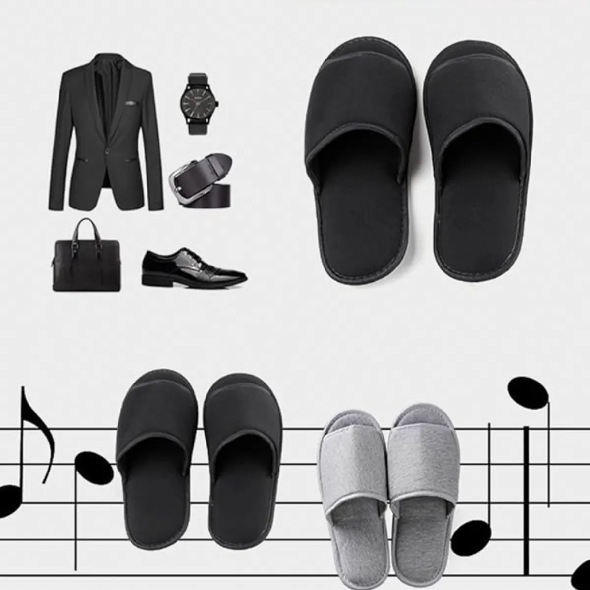 Portable Washable Cotton Hotel And Home Slippers 2