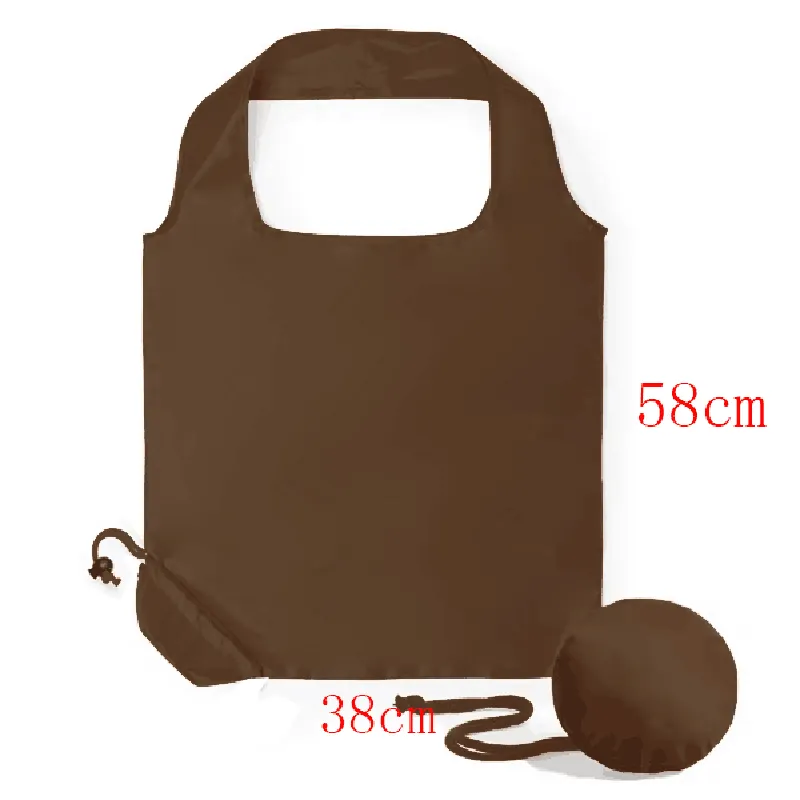 Foldable Round Ball Shaped Shopping Bag 11