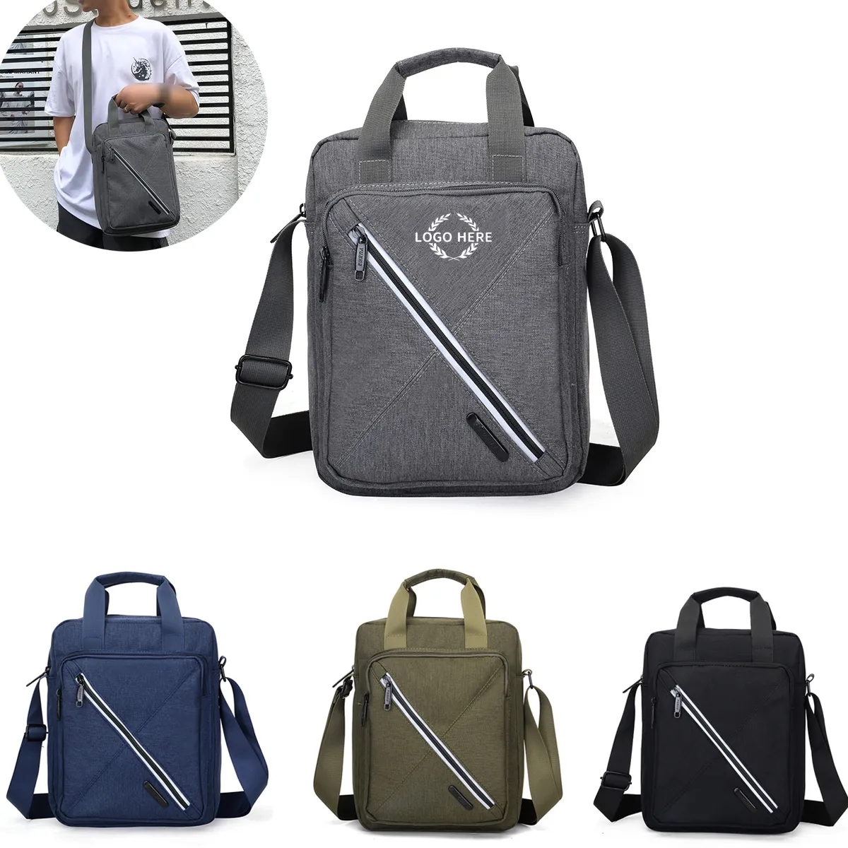 Small Men Messenger Bag 2