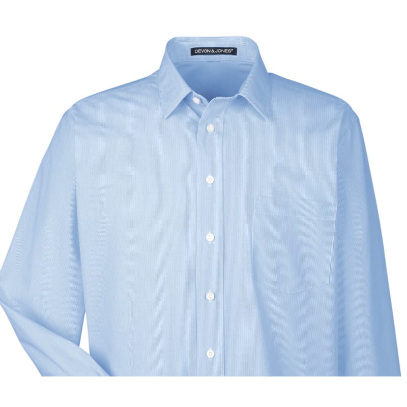 Devon & Jones Men's Crown Woven Collection® Striped Shirt 6