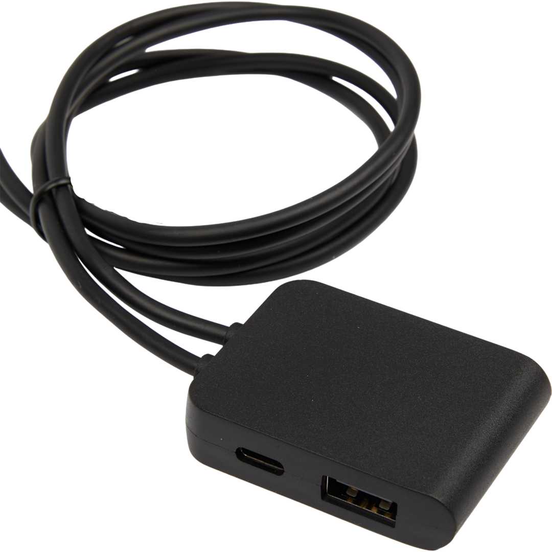 5-IN-1 Charging Cable with USB-A/C Hub 30