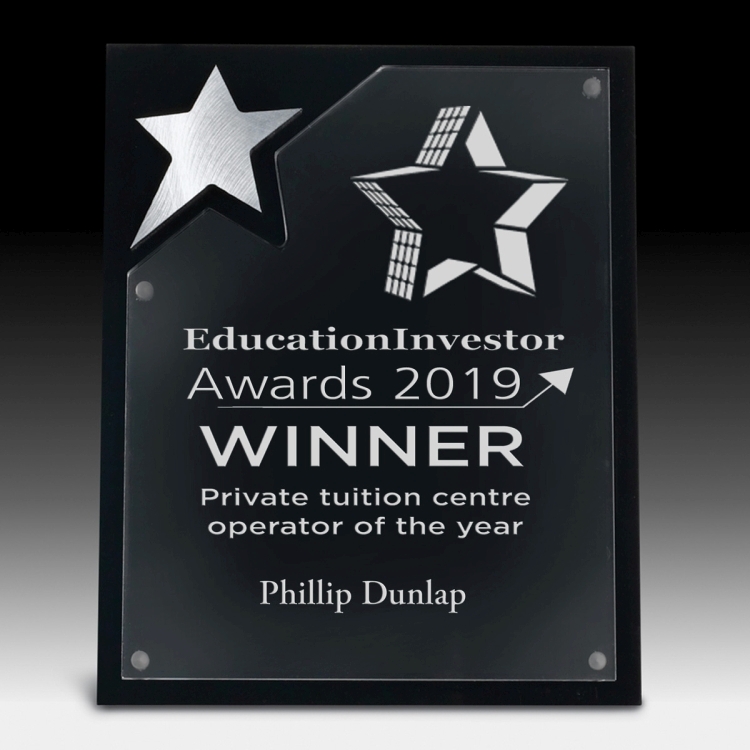 North Star Plaque - Screen Print - (8" x 10" x 5/8") 2