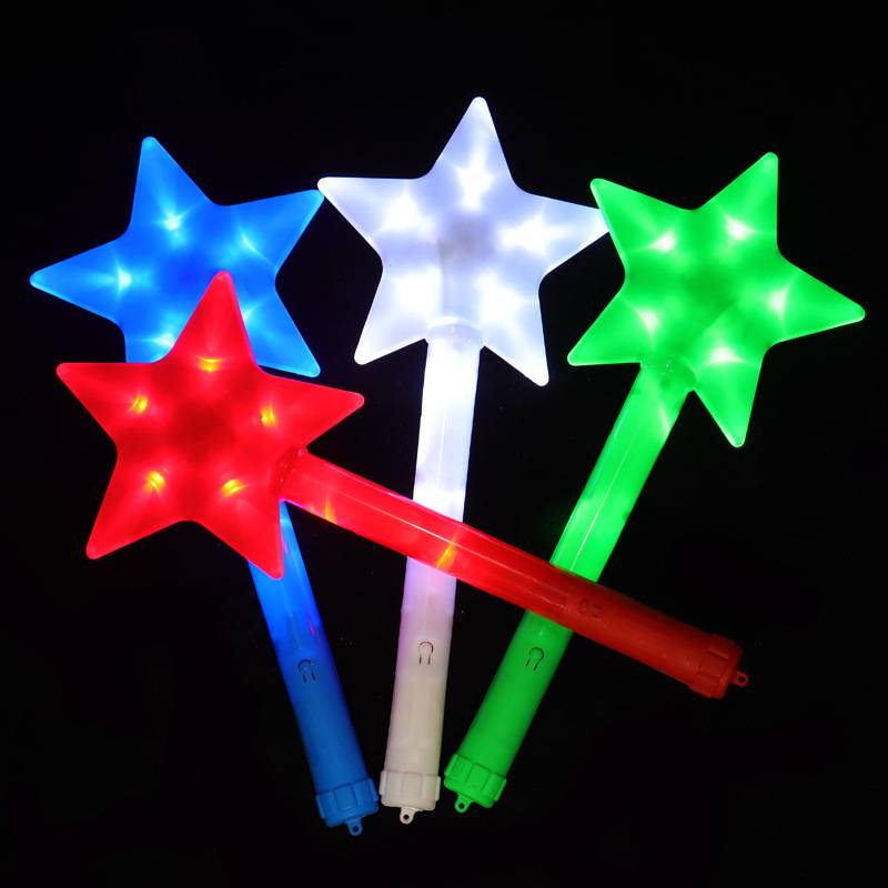Light Up Snowflake Crystal Wand 6