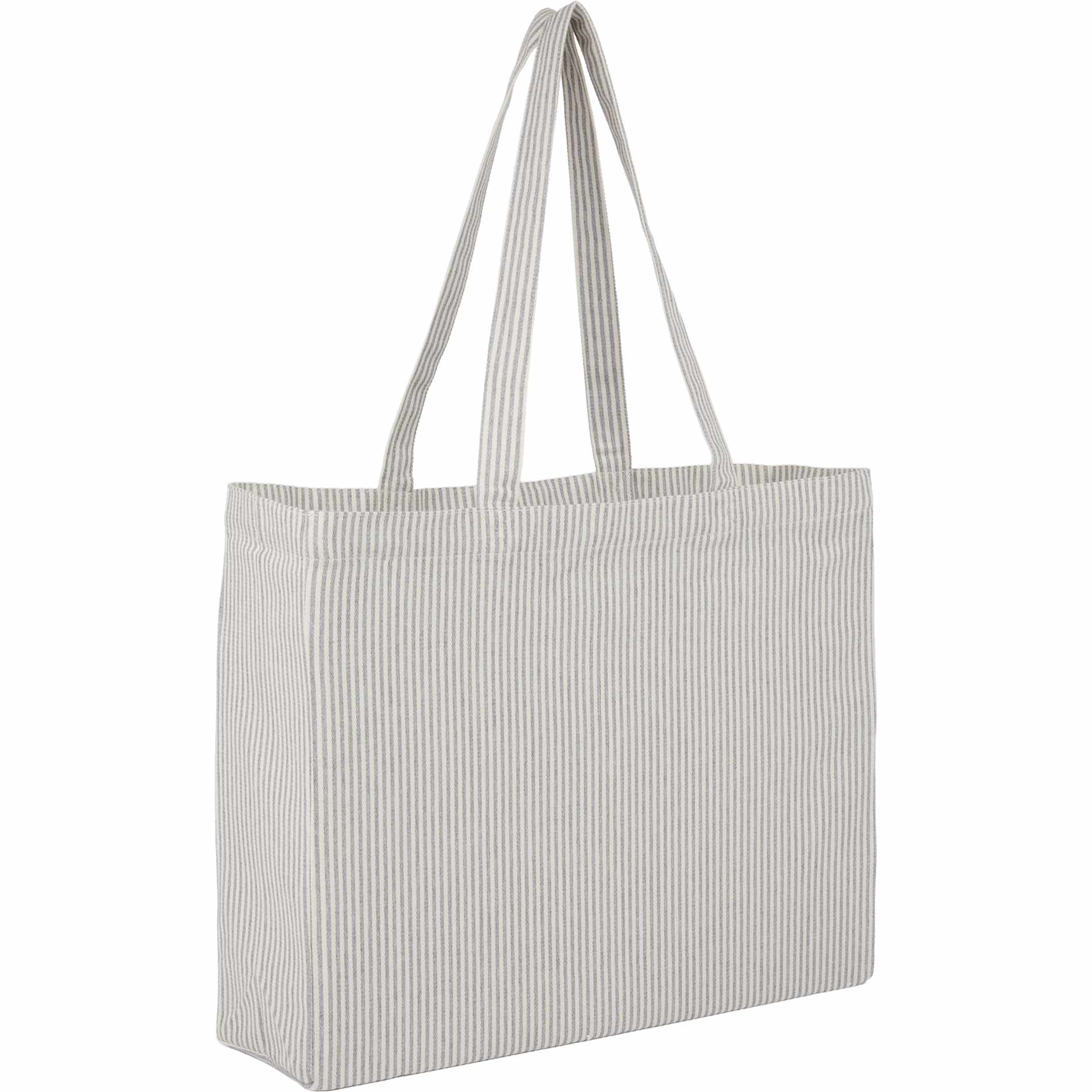 Striped Pacific Recycled Cotton Shopper Tote 39