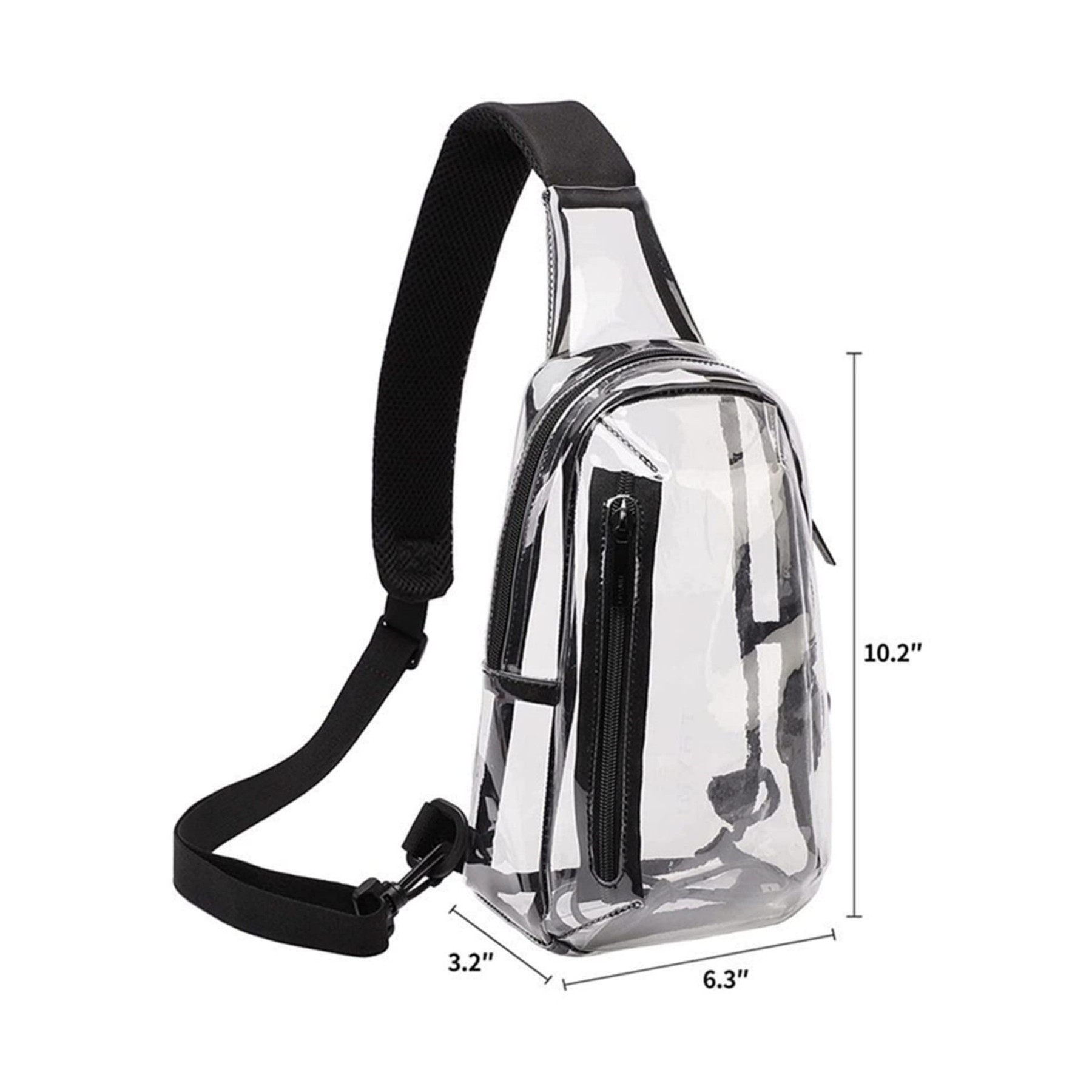 Clear PVC Waterproof Shoulder Bag 1