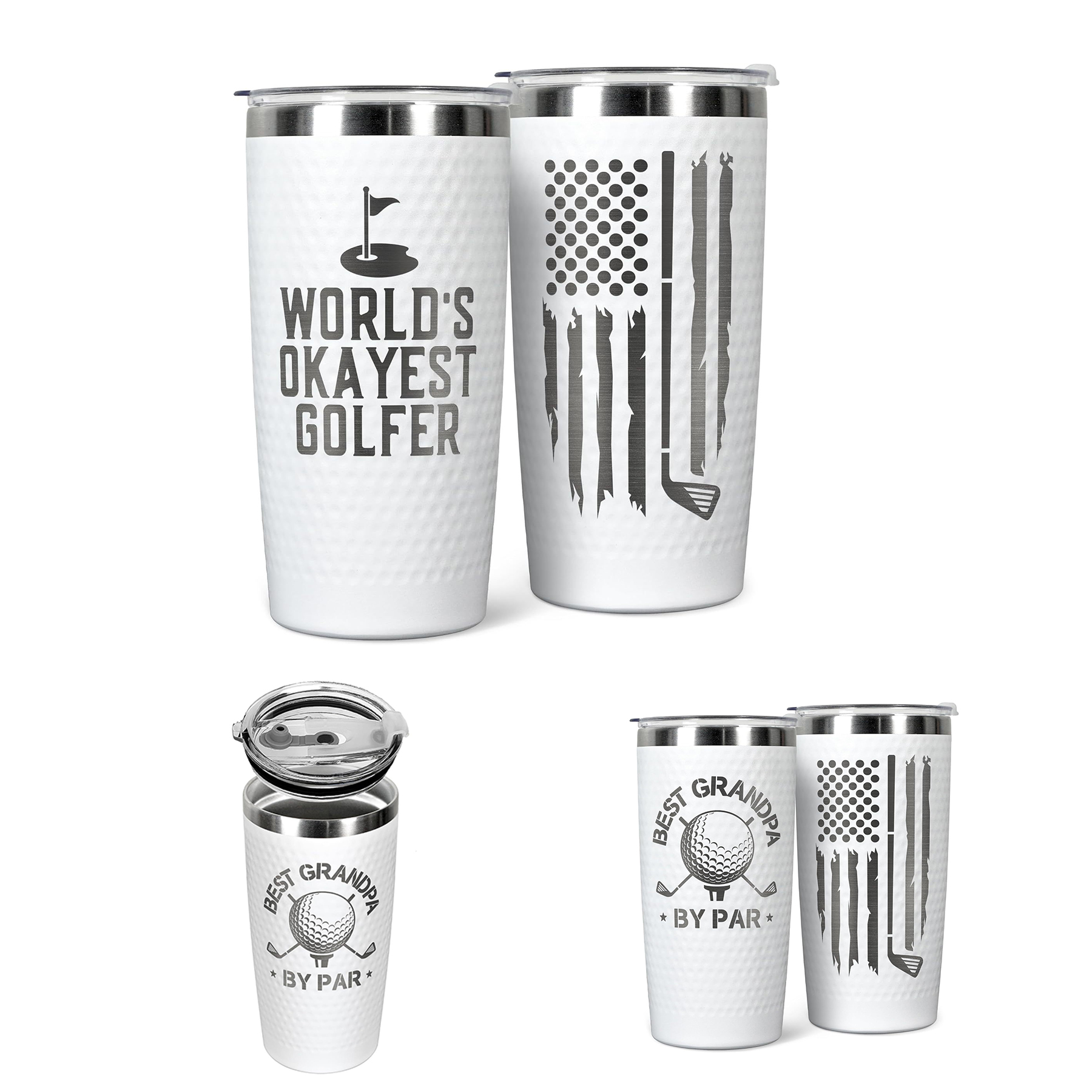 20oz Golf Tumbler 2