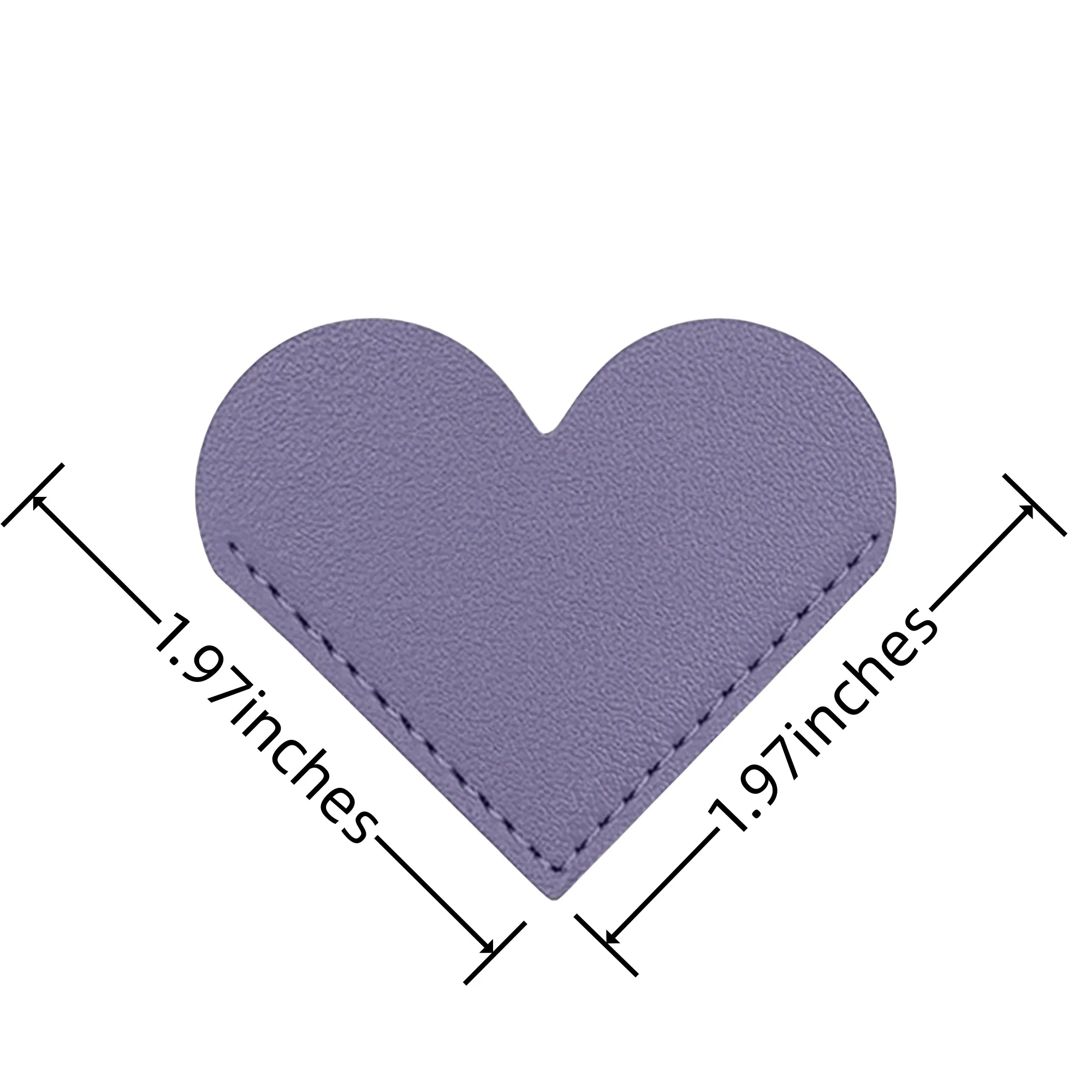 MOQ 100PCS Custom Logo Heart Shape Bookmarks 3