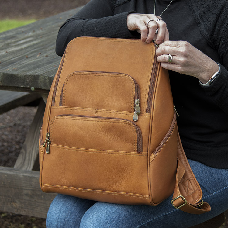 Julia - Leather Commuter Backpack 4