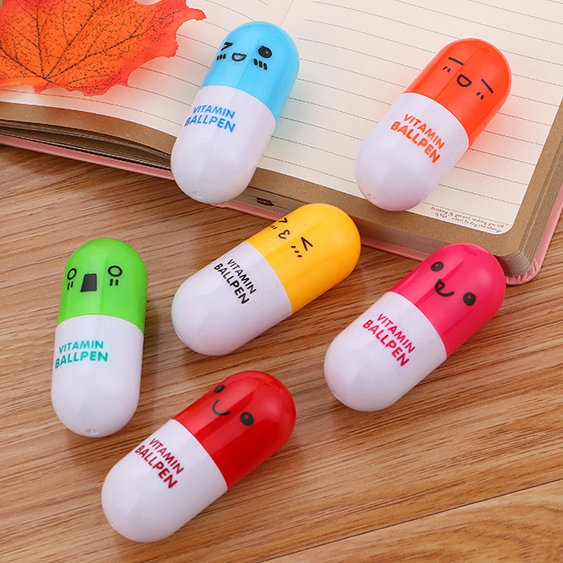Retractable Capsule Pill Ballpoint Pen 4