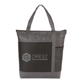 Chrome Non-Woven Zipper Convention Tote 8