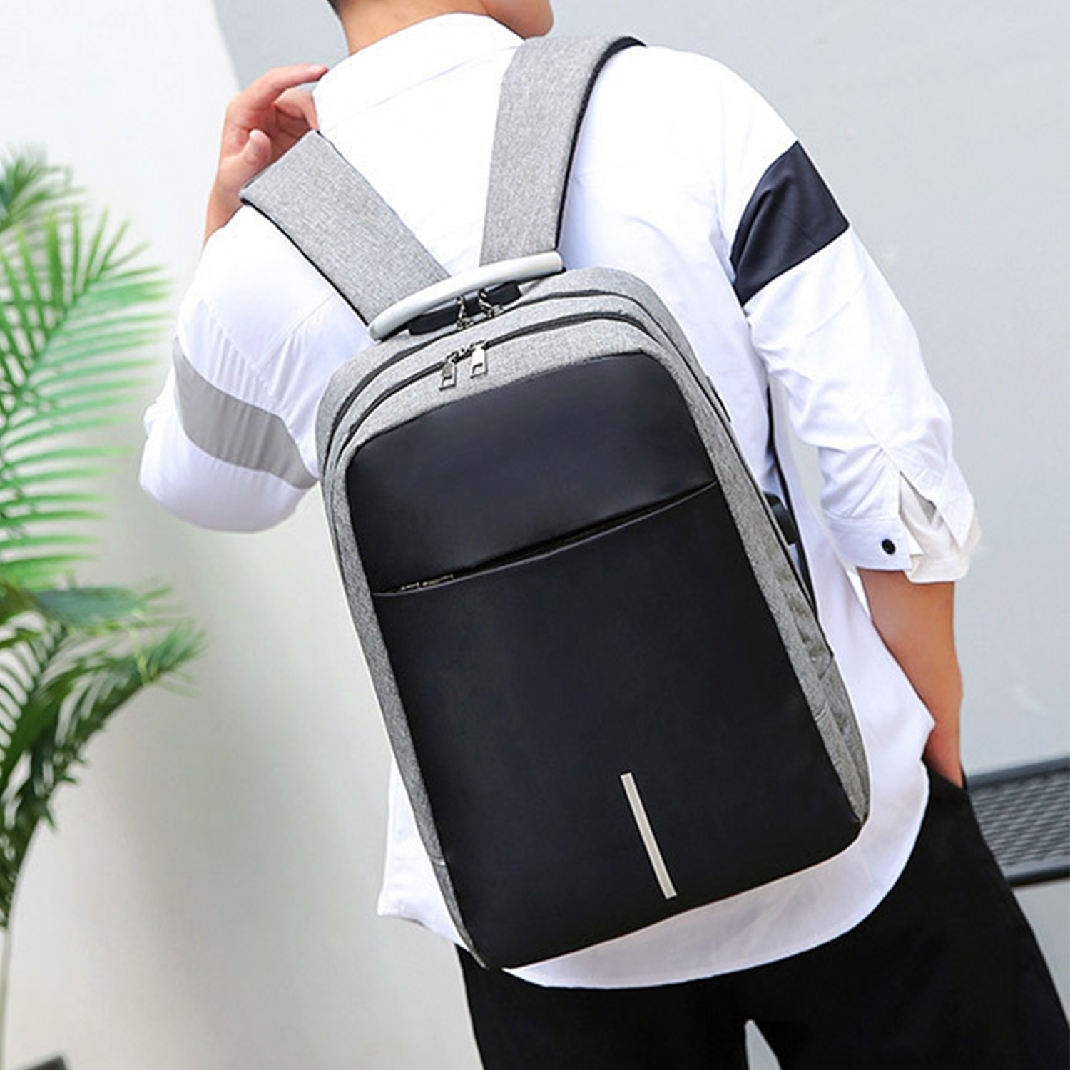 Durable Laptop Backpack With Usb Charging Port 3