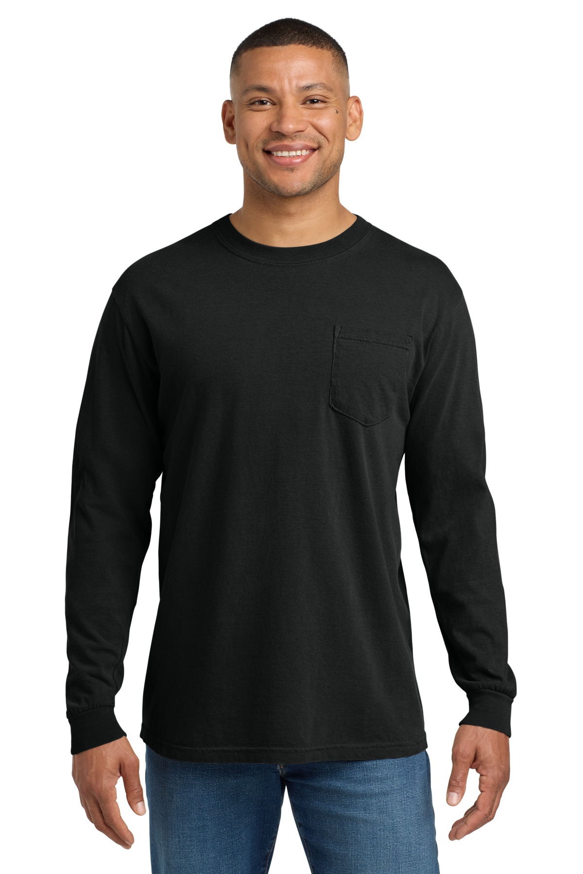 COMFORT COLORS Heavyweight Ring Spun Long Sleeve Pocket Tee. 4410 68