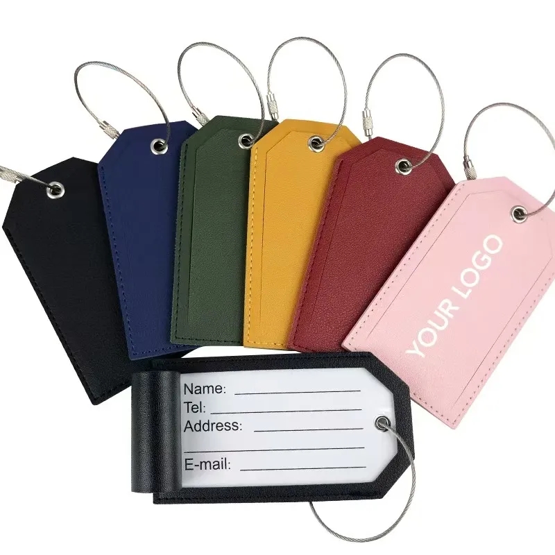 PU Leather Luggage Tag 8