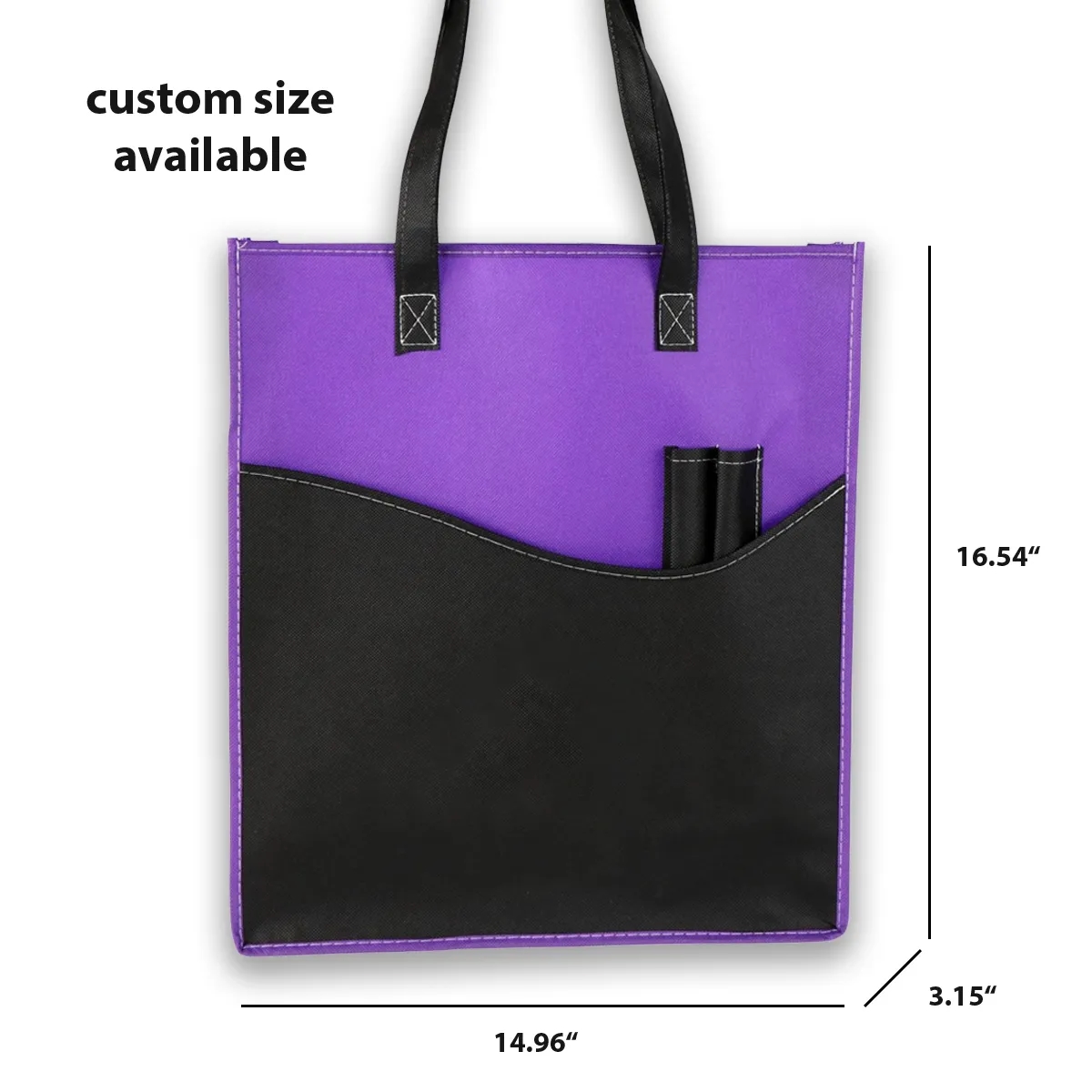 Non Woven Versatile Tote Bag With Pocket 1