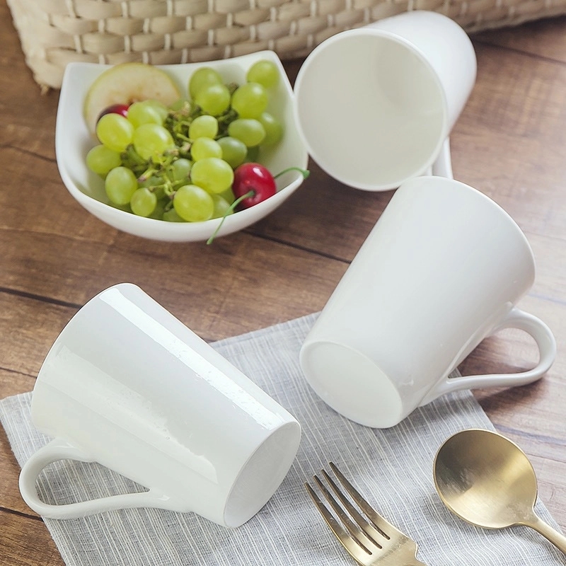 15OZ Simple Ceramic Bone China Cup 5