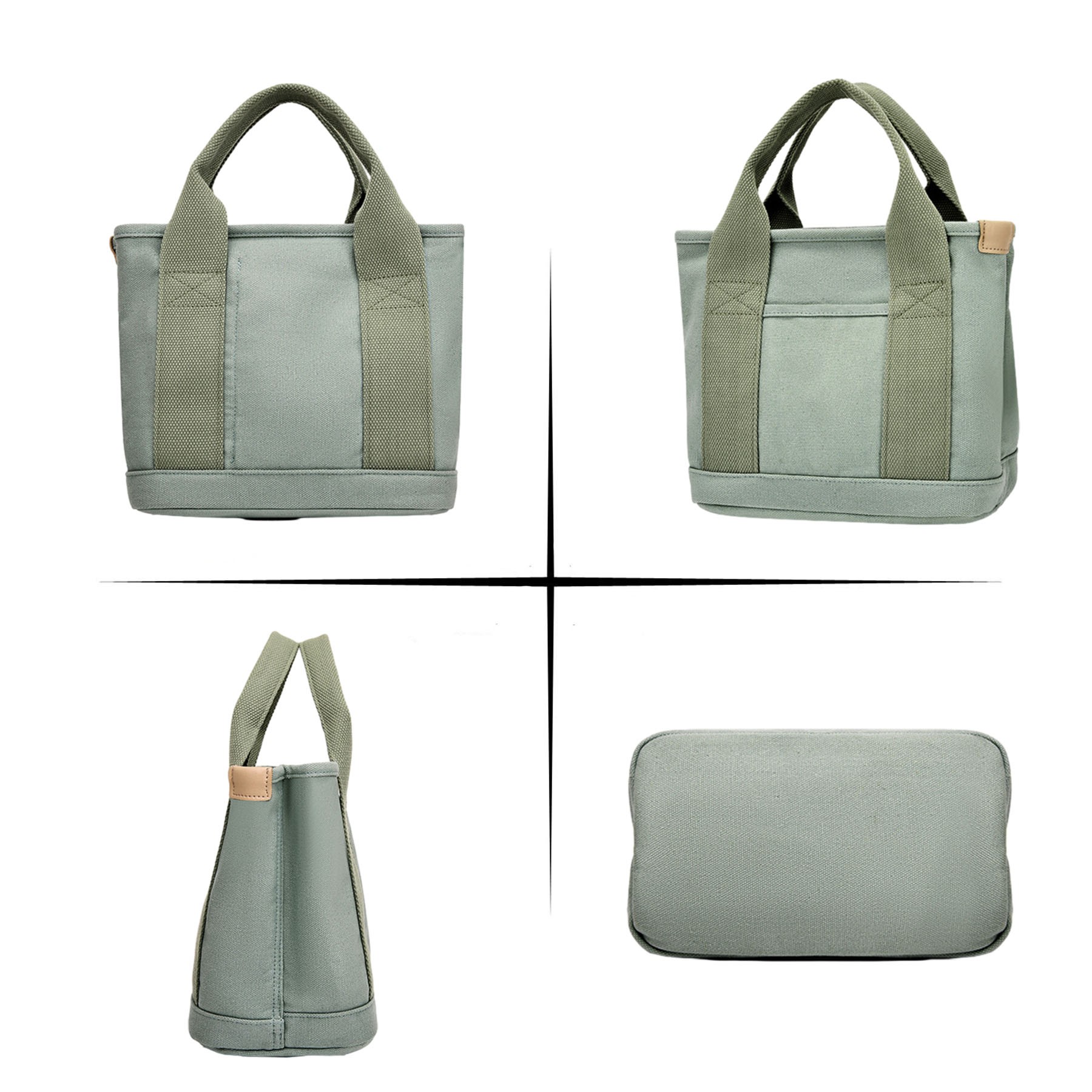 Portable Canvas Bag, custom tote bag with logo imprint 4