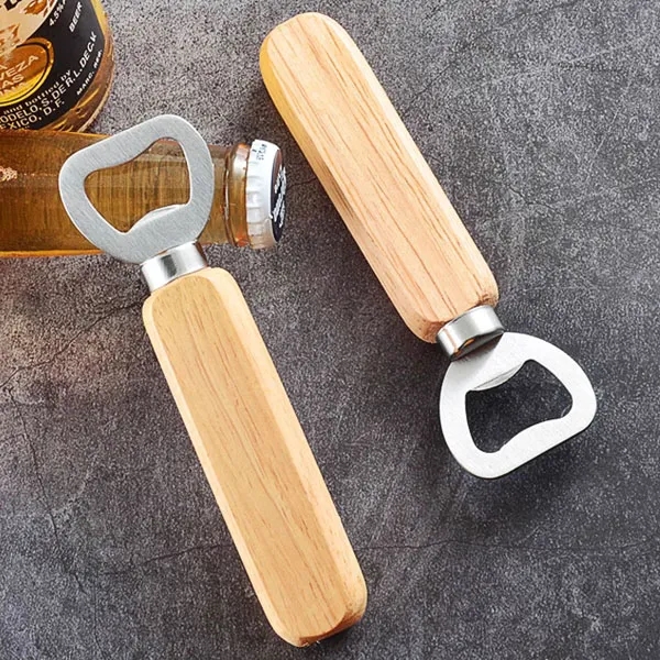 Personalized Wood Handle Bottle Opener 3