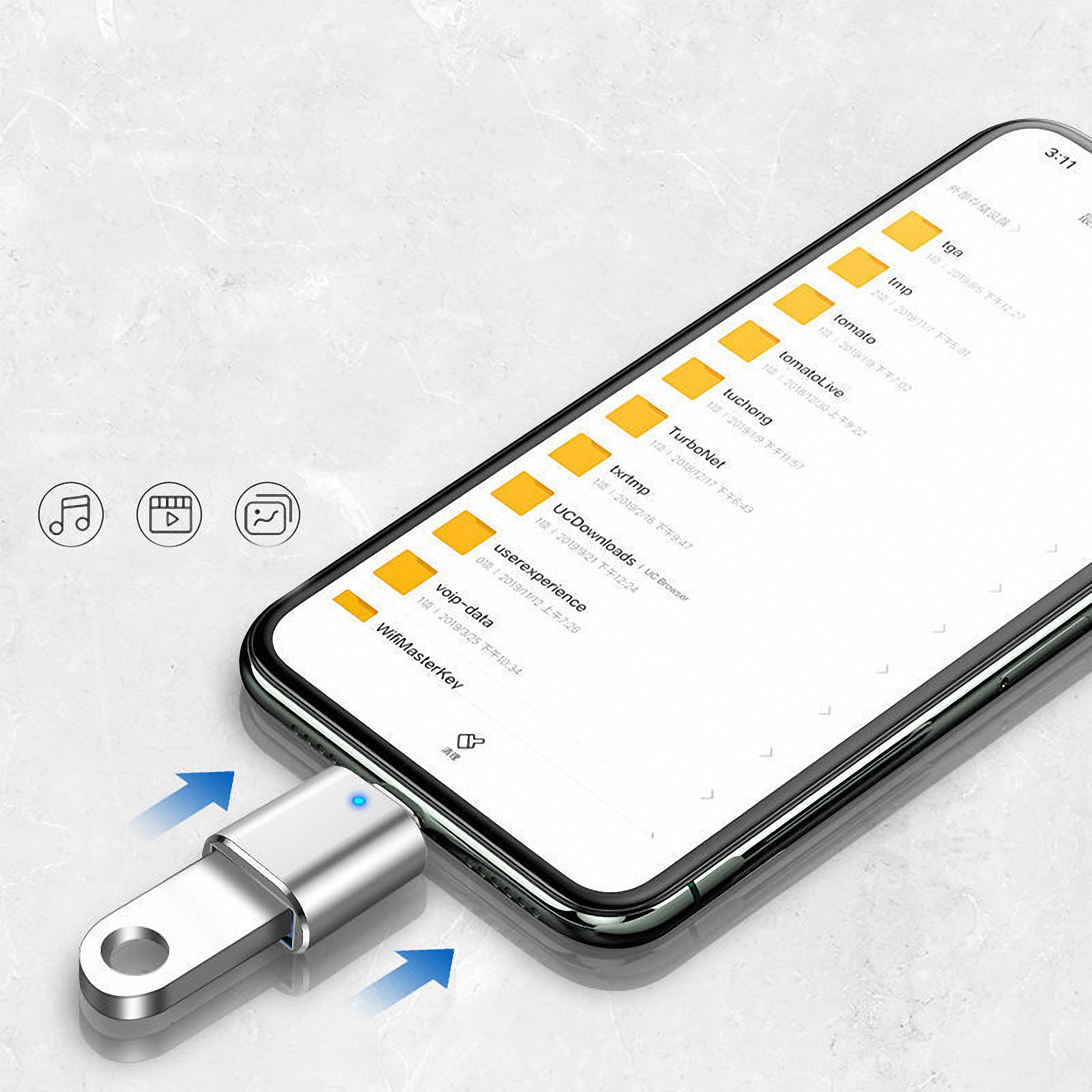 USB C to USB 3.0 OTG Adapter 3