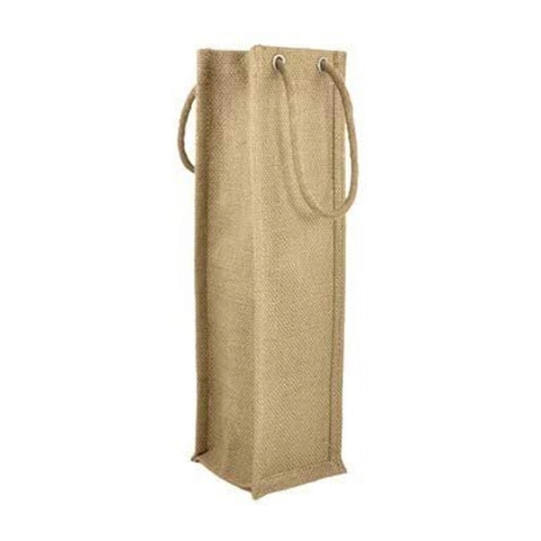 Single Bottle Natural Jute Wine Bags 1